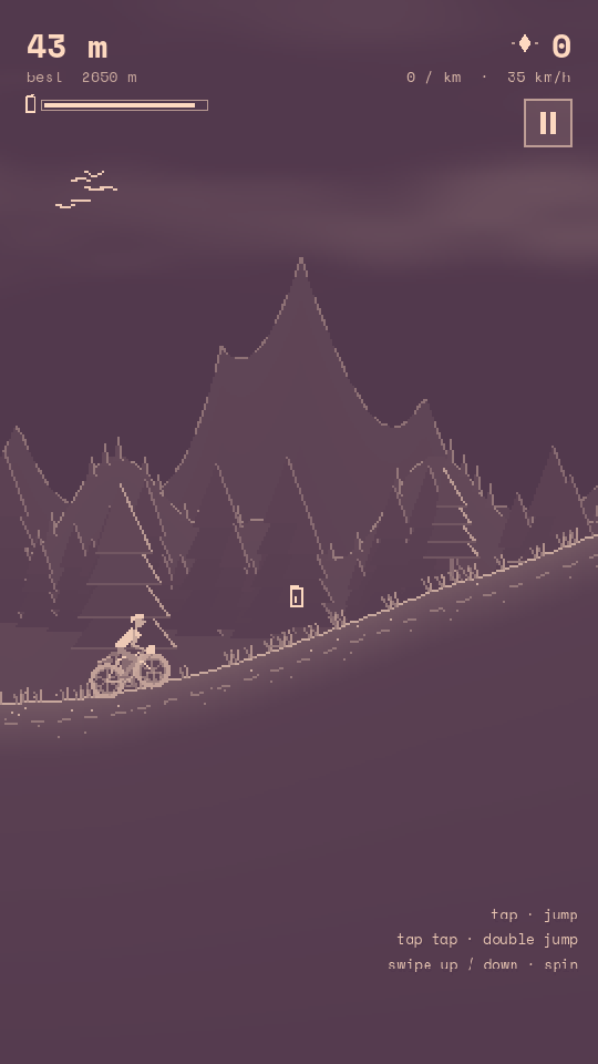 GRVL at dawn: a rider on a gravel trail under a plum sky